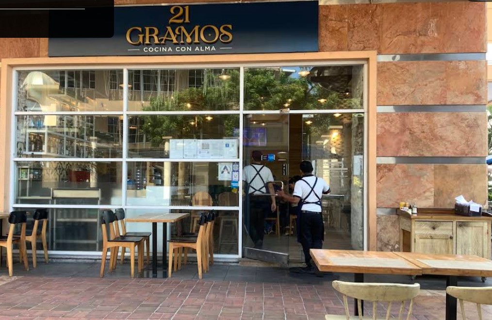 Fachada de 21 Gramos